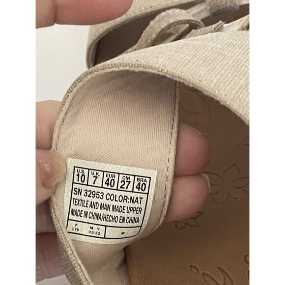 Skechers Women's Beverlee-Sail Away Wedge Sandal Size 8 - Picture 7 of 8